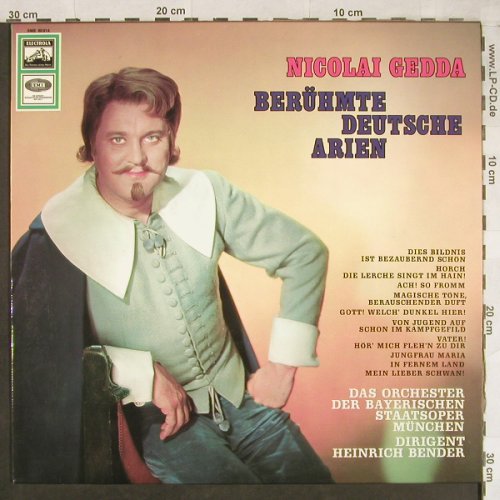 Gedda,Nicolai: Berühmte Deutsche Arien, EMI (SME 80 814), D Typ: LP Best.-Nr.: L1980 Preis: 7,50 Euro