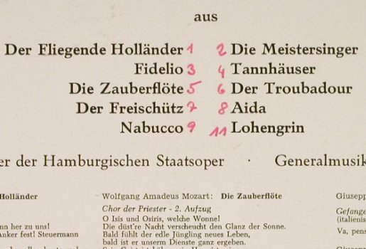 V.A.Grosse Opernchöre: Der fliegende Holländer...Lohengrin, Somerset Stereo (589), D,woc Typ: LP Best.-Nr.: L1982 Preis: 5,00 Euro