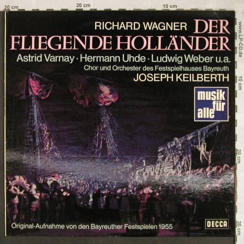 Wagner,Richard: Der Fliegende Holländer-Szenen, Decca(ND 384), D,Ri,Mono,  - LP - L1983 - 9,00 Euro