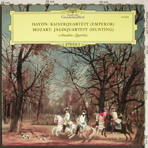 Haydn,Joseph / Mozart: Kaiserquartett / Jagdquartett, D.GR. (138 886), D Typ: LP Best.-Nr.: L1991 Preis: 5,00 Euro