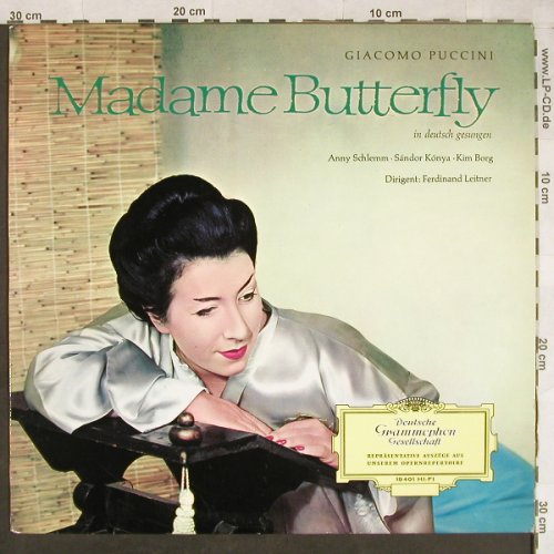 Puccini,Giacomo: Madame Butterfly-Querschnitt i.deut, Deutsche Gramophon(LPEM 19 401), D, Mono, 1964 - LP - L2004 - 9,00 Euro