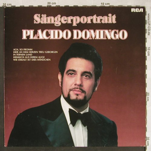 Domingo,Placido: Sängerportrait, Club Ed., RCA Red Seal (34 188-3), D, 1976 Typ: LP Best.-Nr.: L2009 Preis: 5,00 Euro