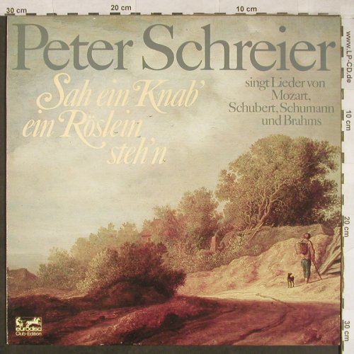 Schreier,Peter: Sah ein Knab'ein Röslein steh'n, Eurodisc (34 163 6), D,Club Ed., 1978 Typ: LP Best.-Nr.: L2020 Preis: 6,00 Euro