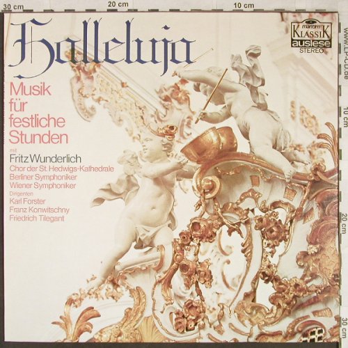 V.A.Halleluja: Musik für festliche Stunden, Maritim (47 267 NK), D Typ: LP Best.-Nr.: L2030 Preis: 5,00 Euro