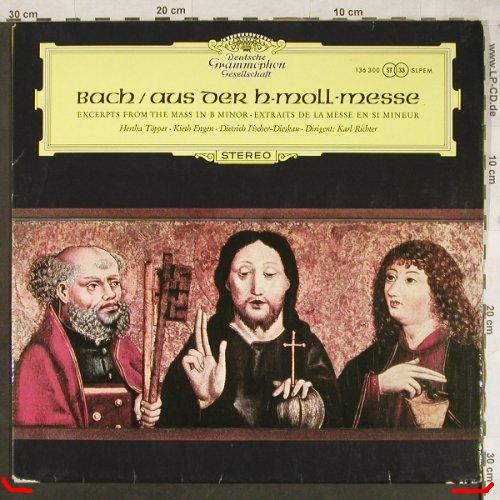 Bach,Johann Sebastian: Aus der H-Moll Messe BWV 232, D.Gr.(SLPEM 136 300), D, m /vg+,  - LP - L2054 - 7,50 Euro