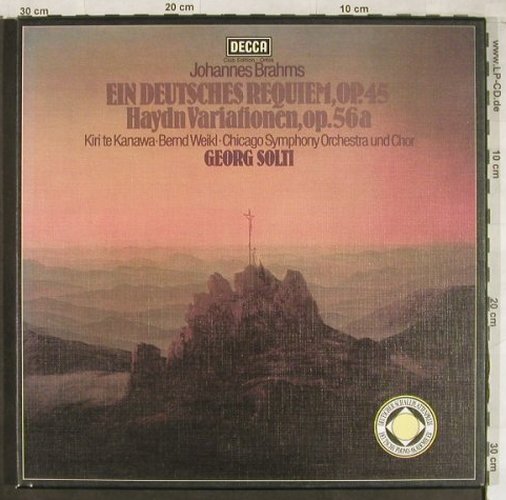 Brahms,Johannes: Ein Deutsches Requiem/Haydn Variati, Decca(31 263 7), D Box, 1979 - 2LP - L2068 - 9,00 Euro