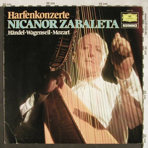 Zabaleta,Nicanor: Harfenkonzerte,Ri, m /vg+, D.Gr. Resonance(2535 113), D, 1963 - LP - L2075 - 5,00 Euro