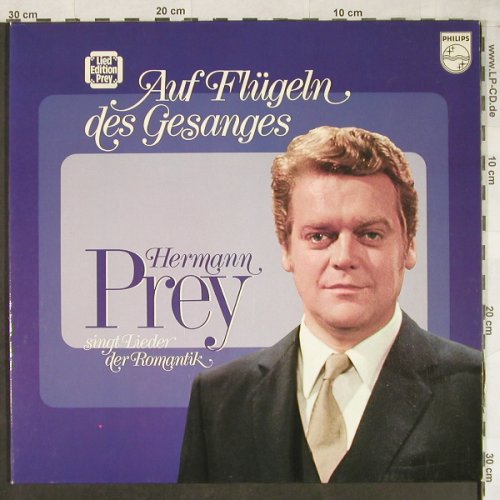 Prey,Hermann: Auf Flügeln des Gesanges, Foc, Philips (6541 501), D,Cov.blau, 1974 Typ: LP Best.-Nr.: L2076 Preis: 5,00 Euro