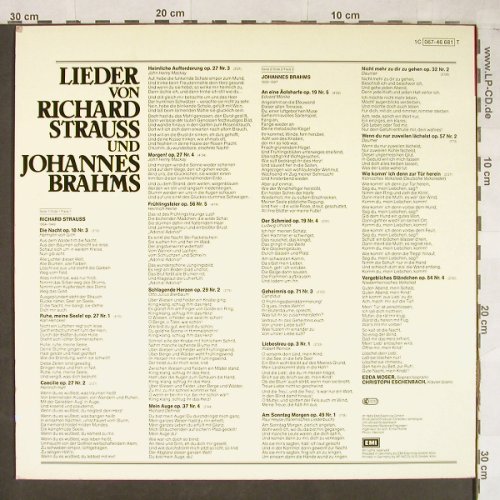 Strauss,Richard / Brahms: Lieder von, EMI(067-46 681), D, 1983 - LP - L2080 - 6,00 Euro