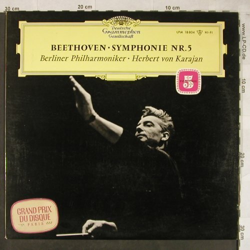 Beethoven,Ludwig van: Sinfonie Nr.5, Deutsche Gramophon(LPM 18 804), D, 1963 - LP - L2100 - 9,00 Euro