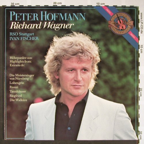 Hofmann,Peter: Richard Wagner, Foc, CBS(D 38931), NL, 1983 - LP - L2140 - 5,00 Euro