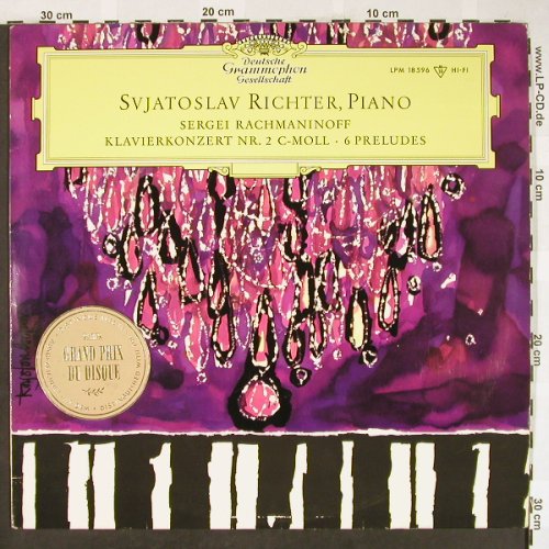 Rachmaninoff,Sergei: 2.Konzert für Klavier & Orch./6 Pre, D.Gr.(LPM 18 596), D, 1962 - LP - L2187 - 9,00 Euro