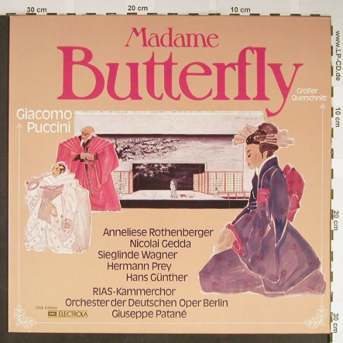 Puccini,Giacomo: Madame Butterfly, gr.Querschn.deut., EMI (34 648 6), D, Club-Ed Typ: LP Best.-Nr.: L2223 Preis: 5,00 Euro