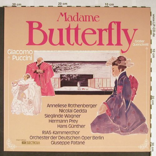 Puccini,Giacomo: Madame Butterfly, gr.Querschn.deut., EMI(34 648 6), D, Club-Ed,  - LP - L2223 - 5,00 Euro