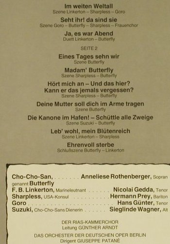 Puccini,Giacomo: Madame Butterfly, gr.Querschn.deut., EMI (34 648 6), D, Club-Ed Typ: LP Best.-Nr.: L2223 Preis: 5,00 Euro