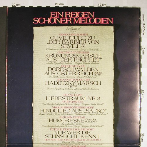V.A.Ein Reigen schöner Melodien: 19 volkstümliche Meisterwerke, Foc, Fontana (6736 001), D, 1969 Typ: 2LP Best.-Nr.: L2256 Preis: 7,50 Euro