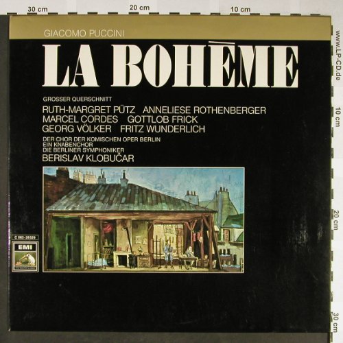 Puccini,Giacomo: La Boheme - gr.Querschnitt in deut., EMI Electrola(C 063-28 529), D,  - LP - L2263 - 6,00 Euro