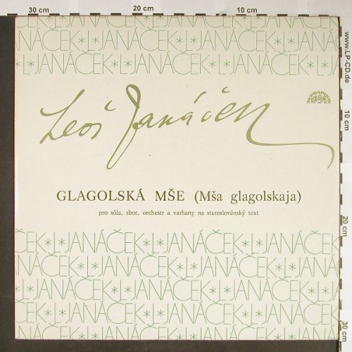 Janacek,Leos: Glagolska Mse (Msa Glagolskaja), Supraphon(SV 8105), CSSR,  - LP - L2275 - 6,00 Euro