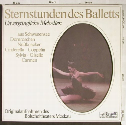 V.A.Sternstunden des Balletts: Unverg.Melodien,Schwanensee..Carmen, Melodia/Eurodisc(86 331 XGK), D, Box,  - 4LP - L2312 - 17,50 Euro