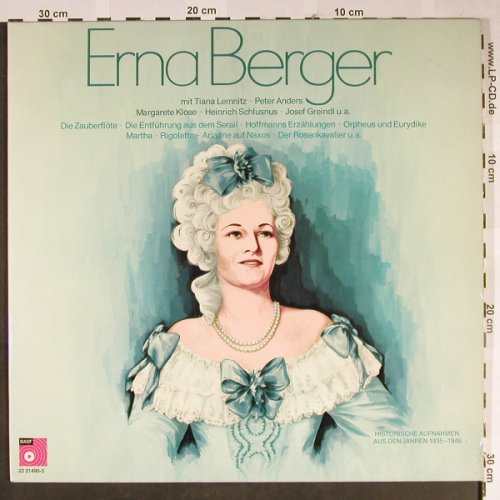 Berger,Erna: Same, Foc, Hist.Rec., BASF(22 21490-3), D,  - 2LP - L2317 - 7,50 Euro