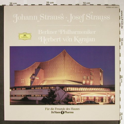 Strauss,Johann & Joseph Strauss: Berliner Philh. H.von Karajan, D.Gr. / Dr.Mann Pharma(427 230-1), D, 1988 - LP - L2323 - 6,00 Euro