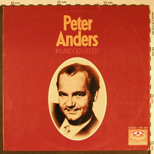 Anders,Peter: Im Land der Lieder, Musterplatte, Karussell(2415 092), D, Ri,  - LP - L2337 - 5,50 Euro