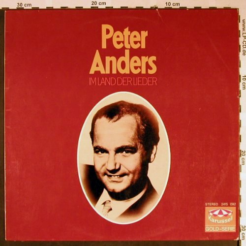 Anders,Peter: Im Land der Lieder, Musterplatte, Karussell (2415 092), D, Ri Typ: LP Best.-Nr.: L2337 Preis: 5,50 Euro