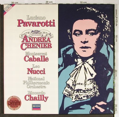 Giordano,Umberto: Andrea Chenier, Box, Decca(6.35622 GF), D, 1984 - 3LP - L2343 - 12,50 Euro