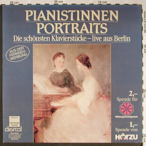 V.A.Pianistinnen Portraits: Die schön.Klavierstücke,live Berlin, Harmonia Mundi/SFB(1C056Y30 0000 1), D, 1986 - LP - L2349 - 6,00 Euro