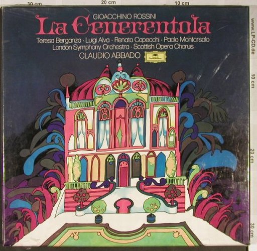 Rossini,Gioacchino: La Cenerentola, Box, FS-New, D.Gr. (2709 039), D, 1971 Typ: 3LP Best.-Nr.: L2352 Preis: 45,00 Euro