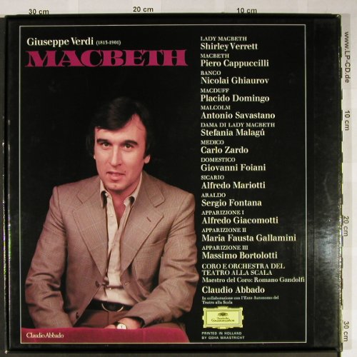 Verdi,Giuseppe: Macbeth, Box, D.Gr. (2740 158), D/NL, 1976 Typ: 3LP Best.-Nr.: L2356 Preis: 15,00 Euro