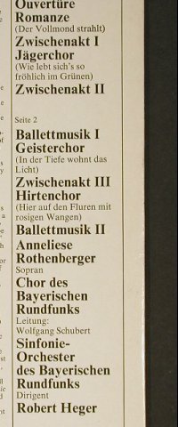 Schubert,Franz: Rosamunde(Gesamtaufnahme), EMI (037-29 010), D, Ri, 1966 Typ: LP Best.-Nr.: L2364 Preis: 4,00 Euro