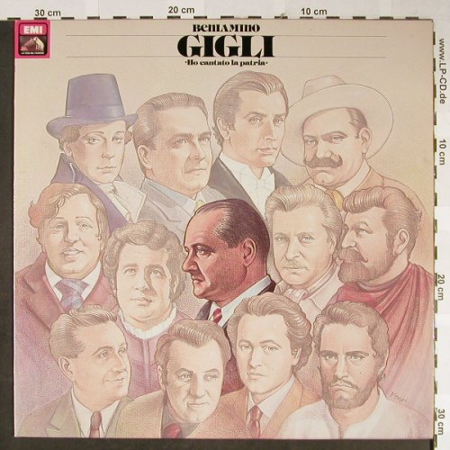 Gigli,Beniamino: Ho Cantato La Patria, EMI(1007271,Mono), I, Ri, 1984 - LP - L2365 - 6,00 Euro