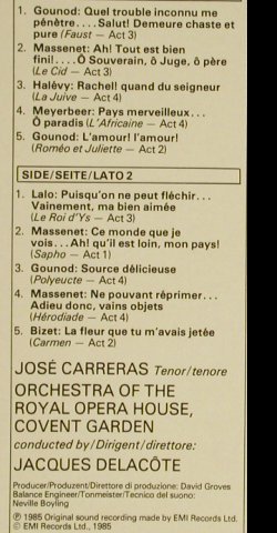 Carreras,Jose: Französische Operarien,Foc, EMI(27 0262 1), D, 1985 - LP - L2366 - 5,00 Euro