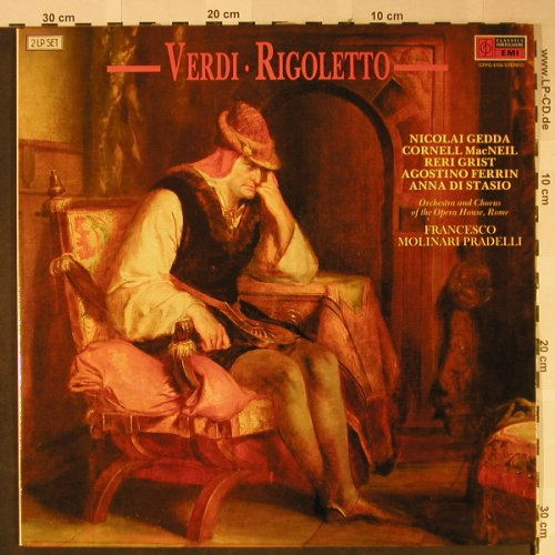 Verdi,Giuseppe: Rigoletto(1967), Foc, EMI (CFPD 4700), UK, Ri, 1986 Typ: 2LP Best.-Nr.: L2389 Preis: 9,00 Euro