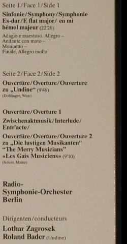 Hoffmann,E.T.A.: Sinfonie es-dur-Ouverture zu/to/de, Schwann (42 097 6), D, Club, 1984 Typ: LP Best.-Nr.: L2417 Preis: 14,00 Euro