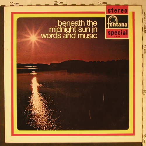 V.A.Beneath the Midnight Sun: in Words and Music, Fontana (6426 006), NL, 1970 Typ: LP Best.-Nr.: L2424 Preis: 6,00 Euro