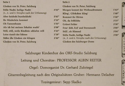 Salzburger Kinderchor: Gold'ne Weihnacht, Universum Records(612322 8), ,  - LP - L2443 - 5,00 Euro