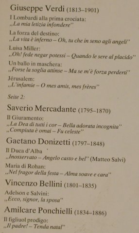 Carreras,Jose: singt Donizetti,Bellini,Verdi....., Philips(9500 203), NL,  - LP - L2478 - 5,00 Euro