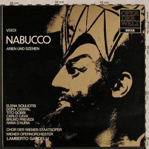 Verdi,Giuseppe: Nabucco-Arien und Szenen, Decca (6.41366 AN), D, woc, 1967 Typ: LP Best.-Nr.: L2479 Preis: 5,00 Euro