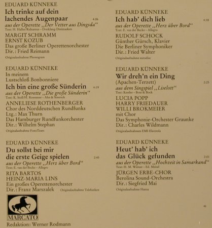 V.A.Das goldene Operetten Archiv: 20 - K - Eduard Künnecke, Mercato(29 319 1), D, 1983 - LP - L2485 - 5,50 Euro