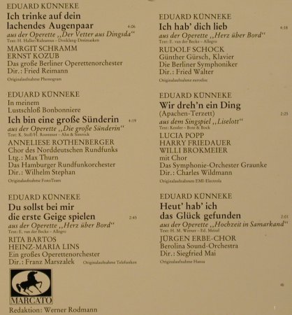 V.A.Das goldene Operetten Archiv: 20 - K - Eduard Künnecke, Mercato (29 319 1), D, 1983 Typ: LP Best.-Nr.: L2485 Preis: 5,50 Euro