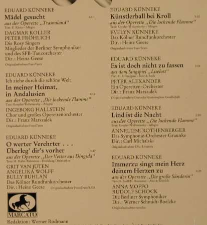 V.A.Das goldene Operetten Archiv: 19 - K - Eduard Künnecke, Mercato (29 318 3), D, 1983 Typ: LP Best.-Nr.: L2486 Preis: 5,50 Euro