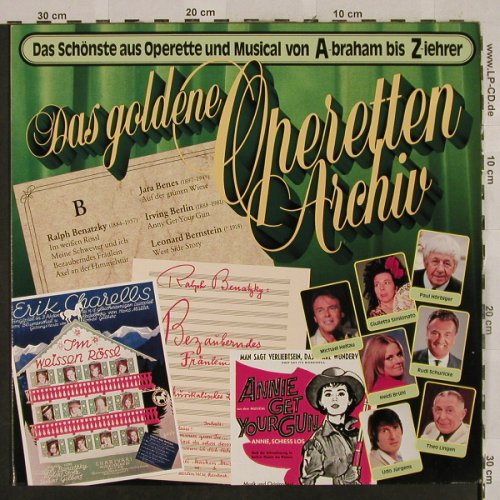 V.A.Das goldene Operetten Archiv:  3  - B - Ralph Benatzky, Mercato (29 302 0), D, 1982 Typ: LP Best.-Nr.: L2487 Preis: 5,50 Euro