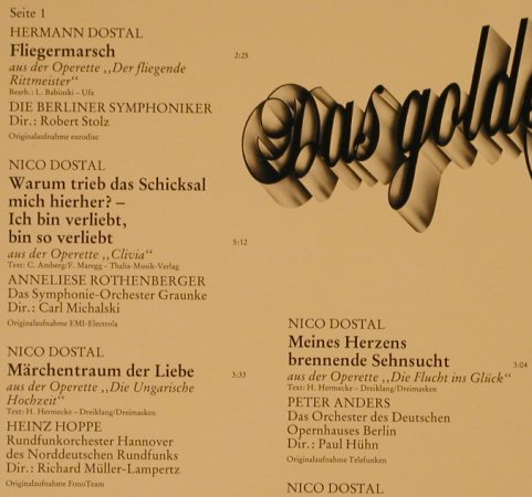 V.A.Das goldene Operetten Archiv:  5 - D - Nico Dostal, Mercato(29 304 3), D, 1983 - LP - L2488 - 5,50 Euro