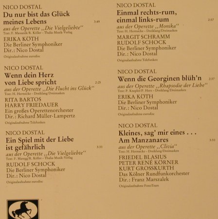 V.A.Das goldene Operetten Archiv:  5 - D - Nico Dostal, Mercato(29 304 3), D, 1983 - LP - L2488 - 5,50 Euro