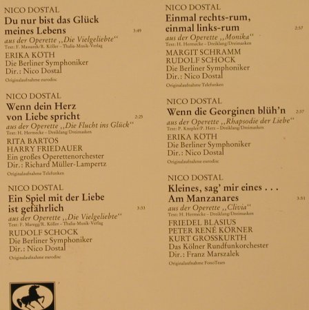 V.A.Das goldene Operetten Archiv:  5 - D - Nico Dostal, Mercato (29 304 3), D, 1983 Typ: LP Best.-Nr.: L2488 Preis: 5,50 Euro