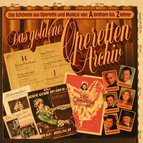 V.A.Das goldene Operetten Archiv: 11 - H-J - Heuberger..Jarno, Mercato (29 310 0), D, 1983 Typ: LP Best.-Nr.: L2489 Preis: 5,50 Euro