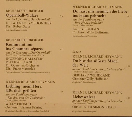 V.A.Das goldene Operetten Archiv: 11 - H-J - Heuberger..Jarno, Mercato (29 310 0), D, 1983 Typ: LP Best.-Nr.: L2489 Preis: 5,50 Euro