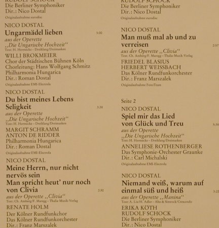 V.A.Das goldene Operetten Archiv:  6 - D, E - N.Dostal, Edmund Eysler, Mercato (29 305 0), D, 1983 Typ: LP Best.-Nr.: L2490 Preis: 5,50 Euro